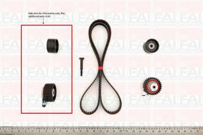 FAI AUTOPARTS tbk433 -  Комплект ремня ГРМ